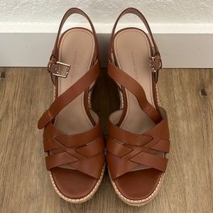 Banana Republic 	Strappy Espadrille Sandal- Cognac